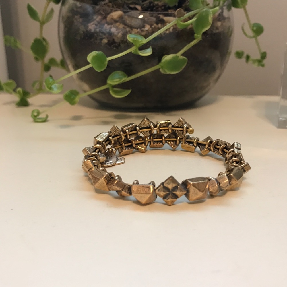 Single studded Alex and ani bracelet